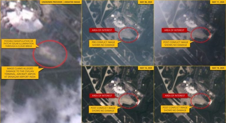 Misinformation About Srinagar Airport Damage During India-Pakistan Conflict Debunked