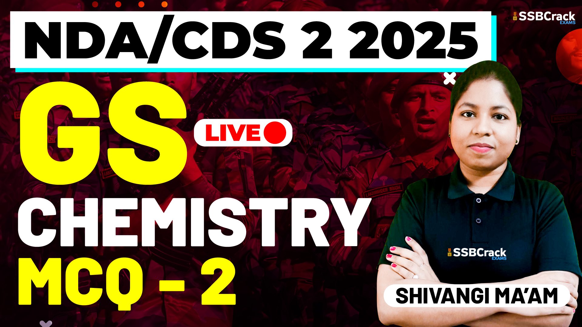 NDA CDS 2 2025 GS Chemistry MCQ Class 2