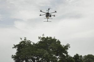 Nigerian Air Force Unveils Rotary-Wing Combat Drone at Aerospace Convention