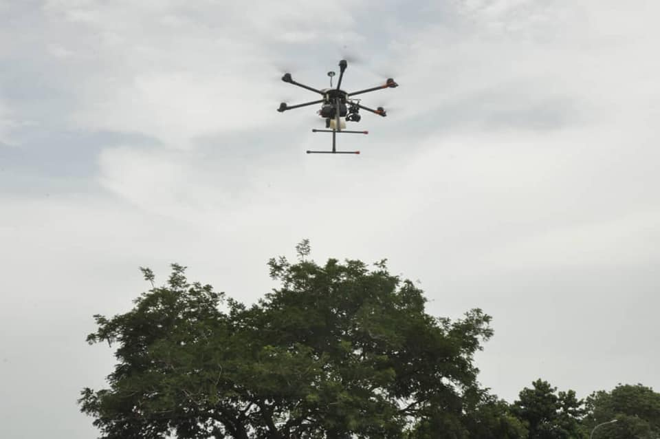 Nigerian Air Force Unveils Rotary-Wing Combat Drone at Aerospace Convention