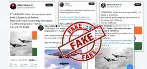 PIB Fact Check Debunks Claims of US Airstrikes on Iran Using Indian Airspace