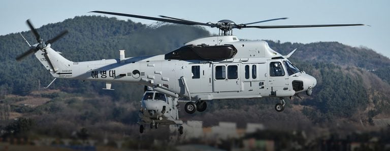 South Korea Conducts First Flight of Domestic Mine Countermeasures Helicopter Prototype
