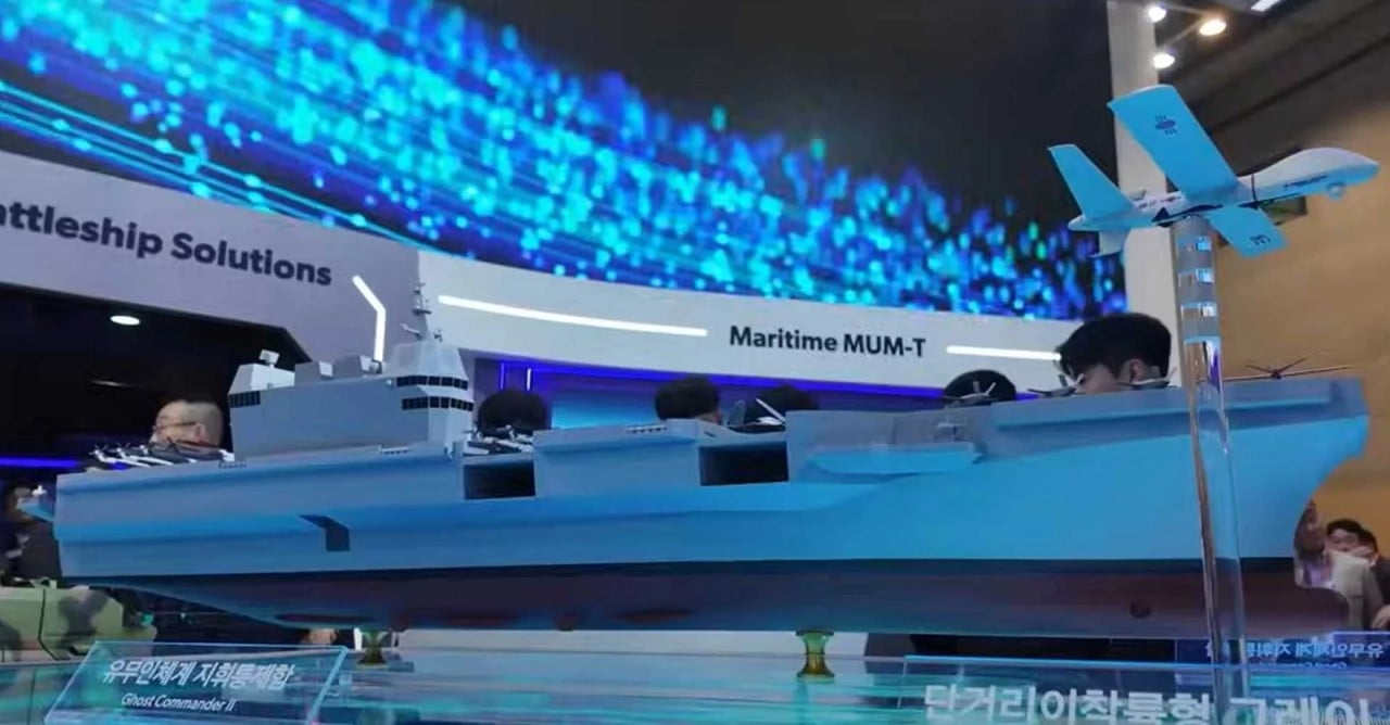 South Korea Unveils Next-Generation Naval Carrier Concept Ghost Commander II