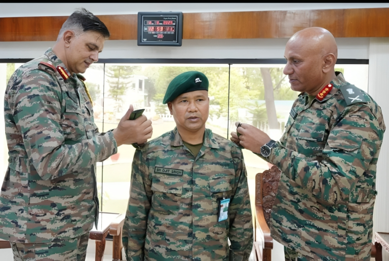 Subedar Major Ojit Sahab Appointed First Command Subedar Major of Northern Command in Indian Army