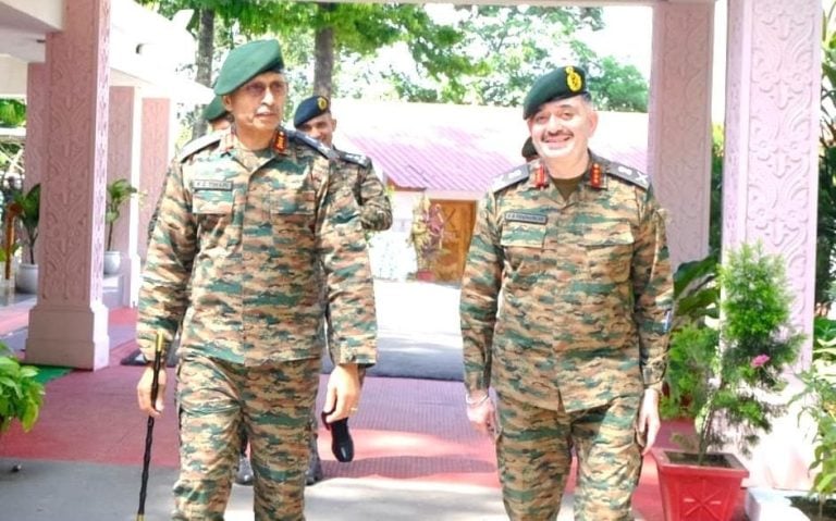 Army Commander Reviews Operational Readiness of Spear Corps Along Northeast Frontier