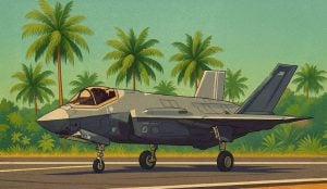 British F-35B Fighter Jet Becomes Unexpected Tourism Mascot in Kerala