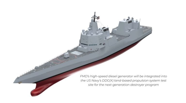 Fairbanks Morse Defense Secures US Navy Contract for Next-Gen DDG(X) Propulsion System Engine