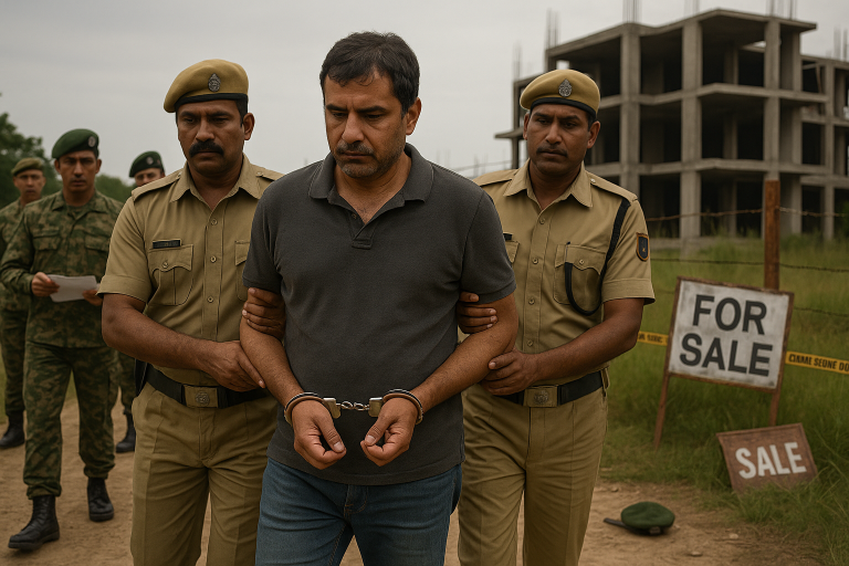 Former Army Deserter Arrested for Orchestrating Multi-Crore Real Estate Scam Targeting Army Personnel