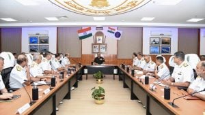 General Anil Chauhan Visits Western Naval Command to Discuss Operational Readiness and Jointness Among Forces