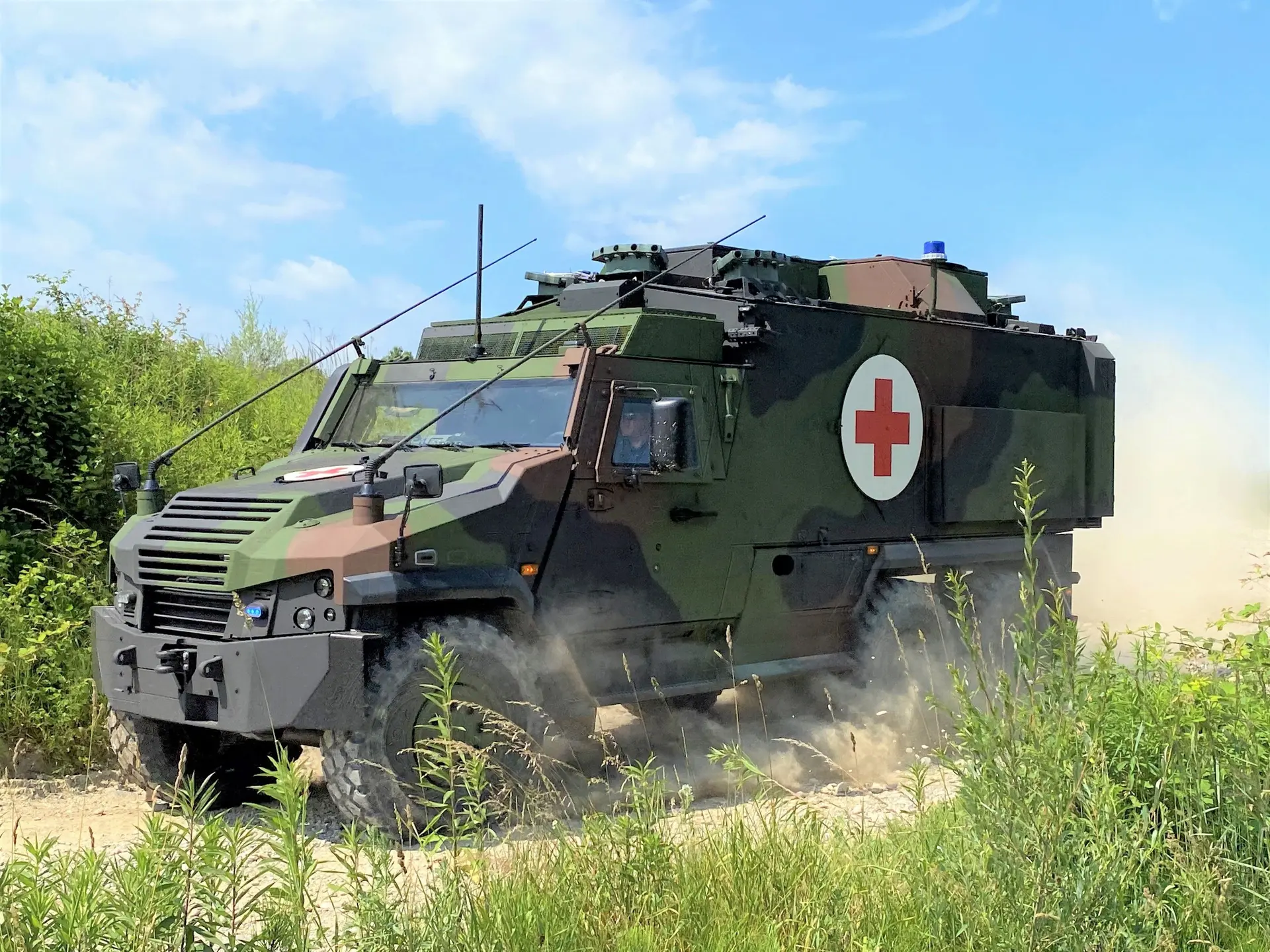 General Dynamics Delivers First Eagle 6×6 Medical Vehicle to German Armed Forces