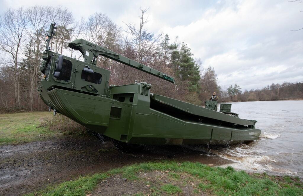 General Dynamics European Land Systems Chooses Patria Latvia for M3 Amphibious Pontoon Bridge Maintenance
