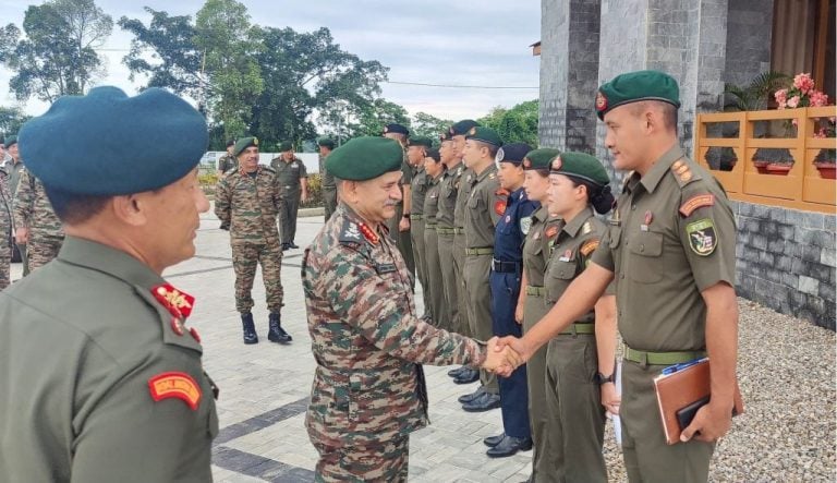 General Upendra Dwivedi Visits Gyalsung Academy to Strengthen India-Bhutan Ties