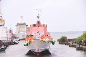 Goa Shipyard Launches Indian Coast Guard Ship ATAL, Strengthening Maritime Security