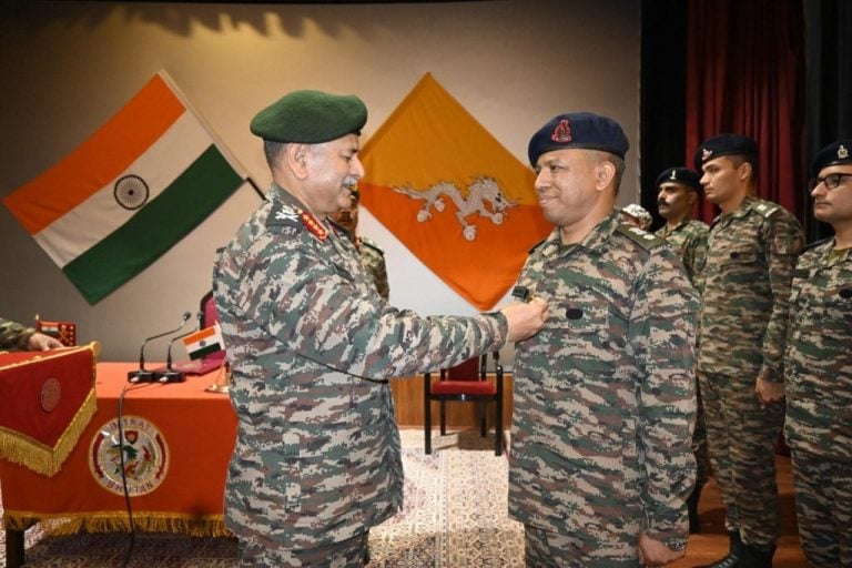 India Reaffirms Military Ties with Bhutan Through Army Chief's Visit