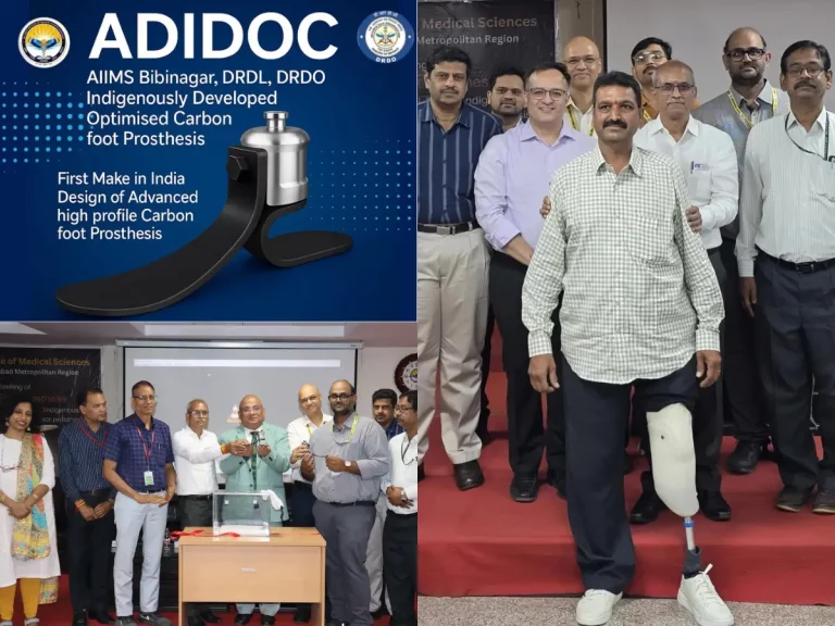 India Unveils First Make-in-India Carbon Fibre Foot Prosthesis Under Aatmanirbhar Bharat Initiative