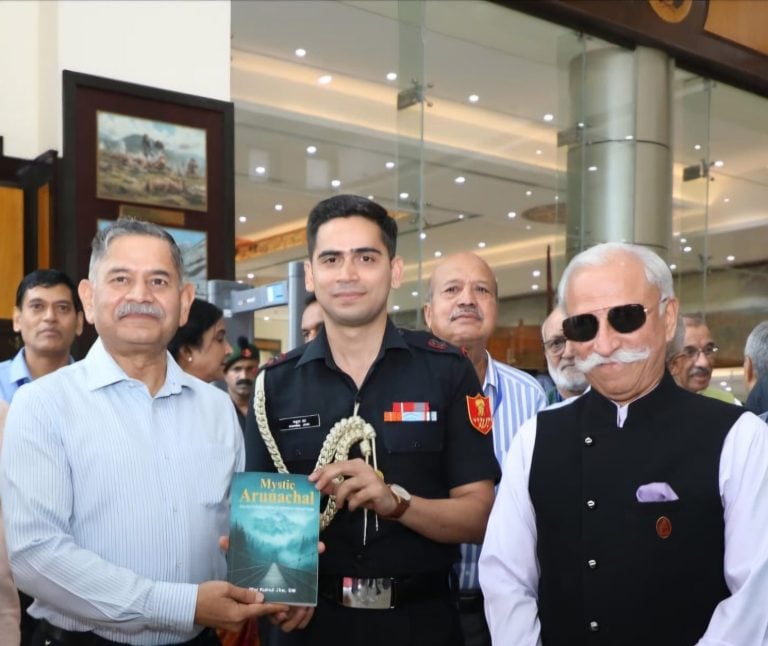 Indian Army Chief Receives Book Highlighting Arunachal Pradesh's Cultural Heritage