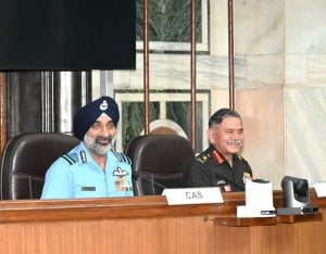 Indian Army, Navy, and Air Force Chiefs Unite to Highlight Importance of Joint Operations