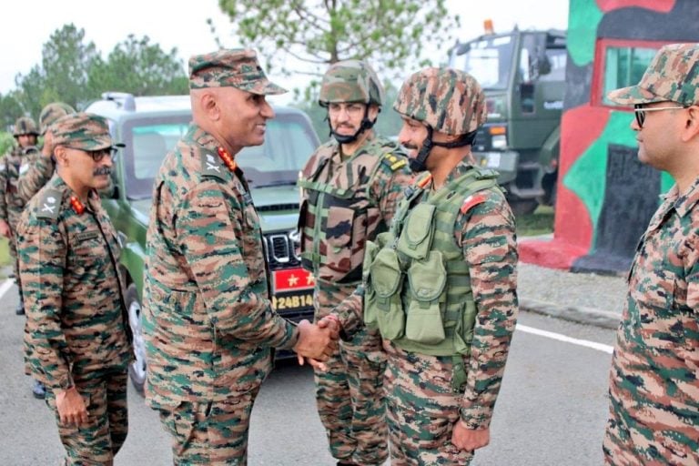 Lieutenant General Pratik Sharma Visits Bimber Gali to Assess Operational Readiness of Indian Army Units Along LoC