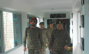 Lieutenant General Prit Pal Singh Inspects Shahbaaz Division's Combat Readiness at Sagar Military Station