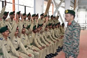 Lt Gen Anoop Shinghal Assesses Advancements in Military Training Infrastructure at Madras Regimental Centre