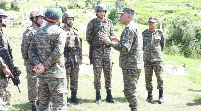 Lt Gen Pratik Sharma Reviews Counter-Insurgency Operations in Pir Panjal Range
