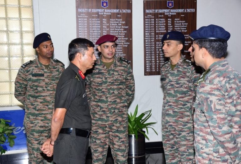 Lt Gen Varshney Addresses Senior Officers Course, Emphasizing Ethical Leadership and Technological Modernization in Defence