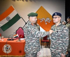 Major Sandeep Singh Reyal Awarded COAS Commendation Card for Service in Bhutan