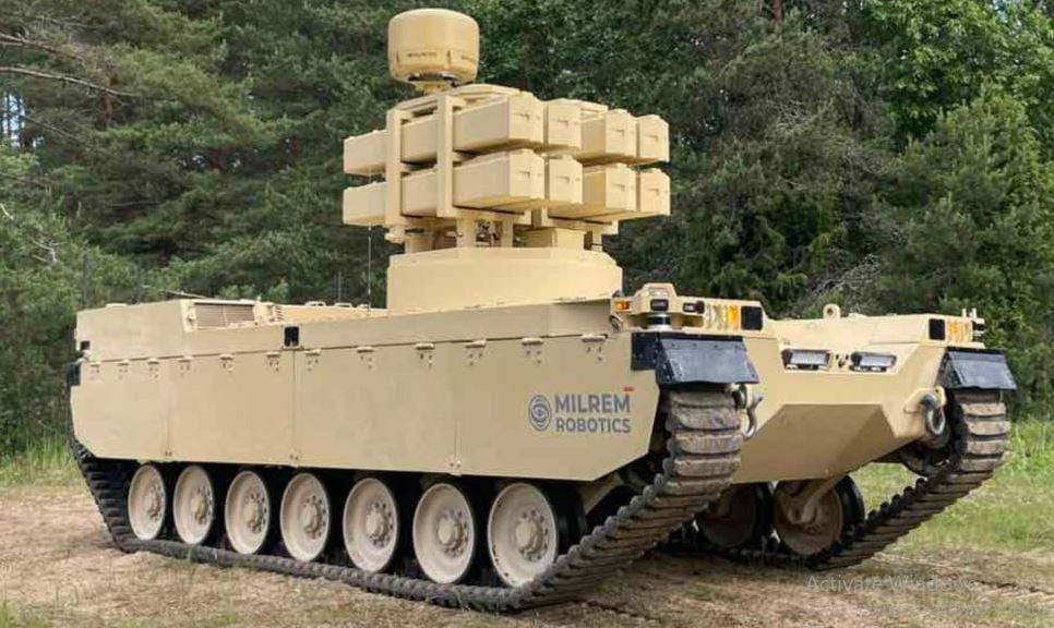 Milrem Robotics Tests Type-X Combat Vehicle with Advanced Missile and Direction Finder Integration