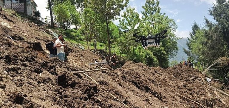 Odisha Startup BonV Aero Aids Indian Army in Sikkim Landslide Rescue with GPR Drone Technology