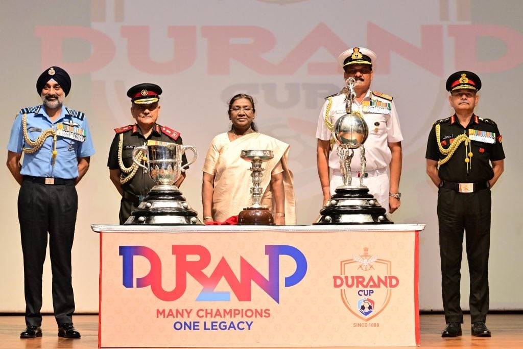 President Droupadi Murmu Launches Durand Cup 2025 at Rashtrapati Bhavan