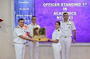 Rear Admiral Barua presides over valedictory ceremony for Naval Technical Staff Course, emphasizing technological integration in naval operations