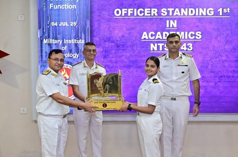 Rear Admiral Barua presides over valedictory ceremony for Naval Technical Staff Course, emphasizing technological integration in naval operations
