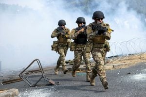 Russian Strikes Target Ukrainian Recruitment Centers, Wounding Four