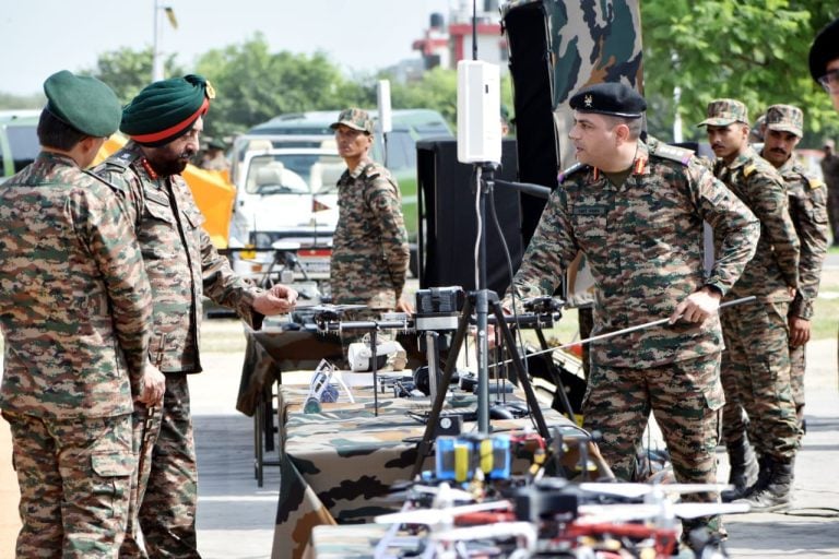 Indian Army Showcases Technological Advancements During Black Charger Brigade Review at Bathinda
