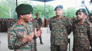 Indian Army's Western Command Reviews Operational Preparedness at Tibri Military Station