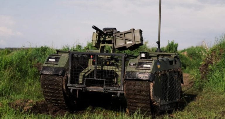 Milrem Robotics Integrates Ukrainian Remote Weapon Station with THeMIS Unmanned Ground Vehicle