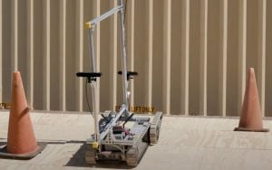 Peraton Trials AI Control on Damaged Robotic Vehicle, Rough Navy Resupply