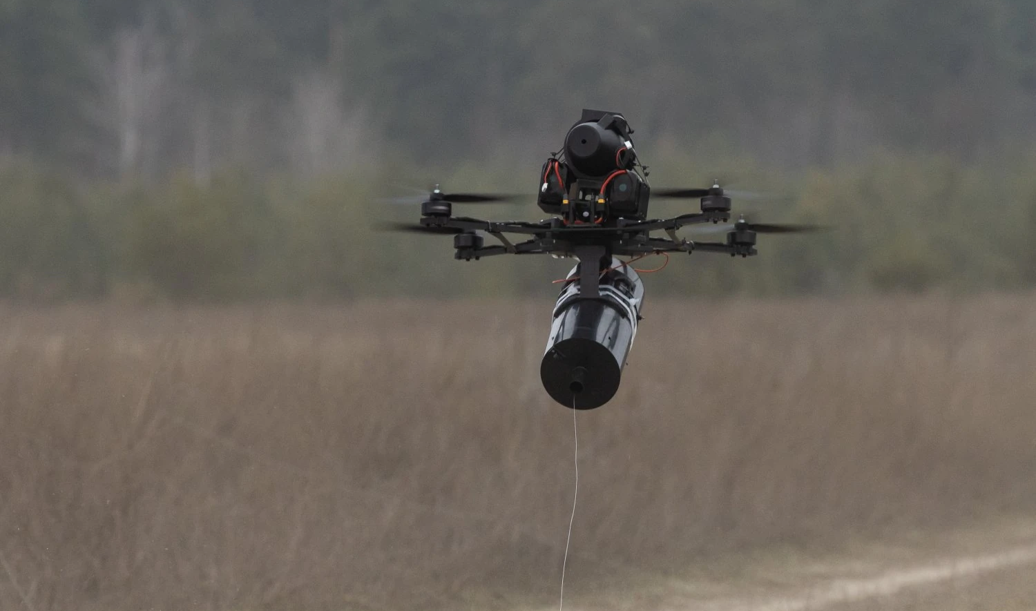 Ukrainian Firm Develops 100-Km Fiber-Optic FPV Drone to Counter Jamming