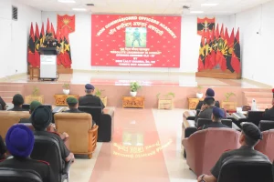 Officer Giving a Lecture