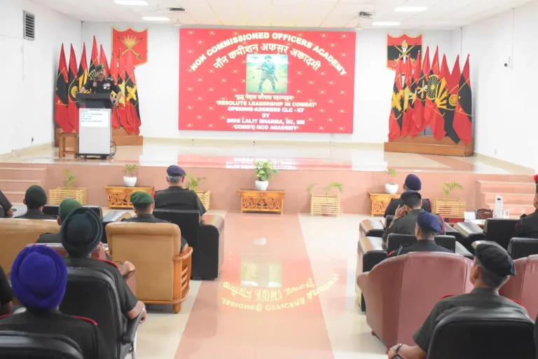 Officer Giving a Lecture