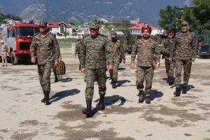 Lt Gen Pratik Sharma at Kishtwar