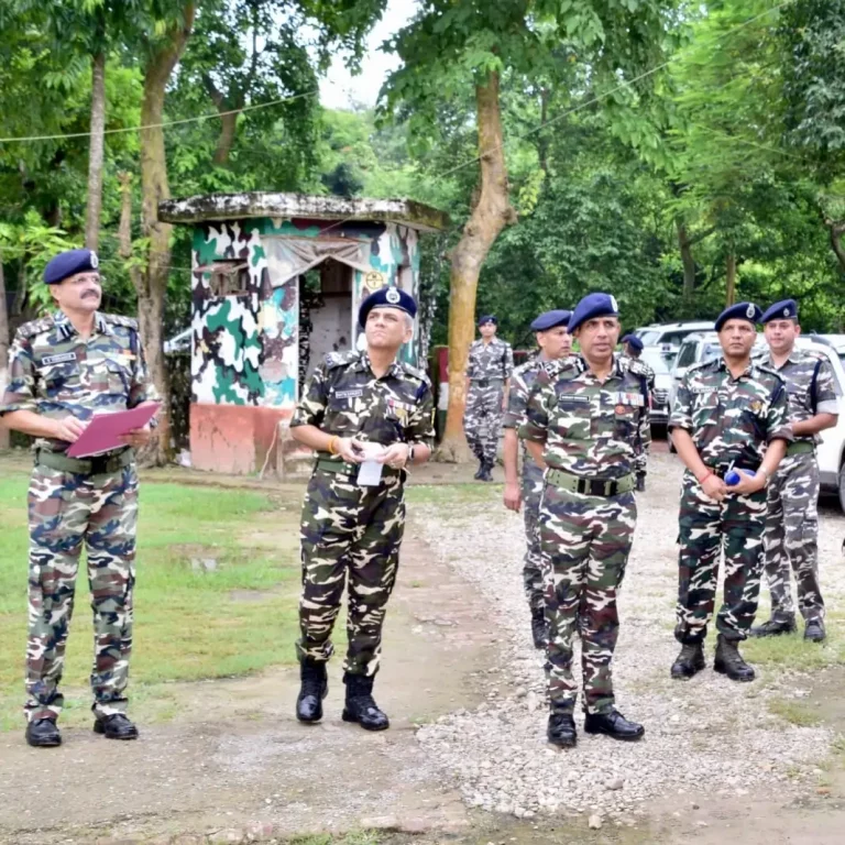 DG SSB Sanjay Singhal Reviews Operational Preparedness on Indo Nepal Border 1