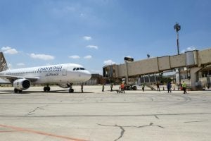 Drone strike near Aleppo airport kills two, identity of attackers unclear