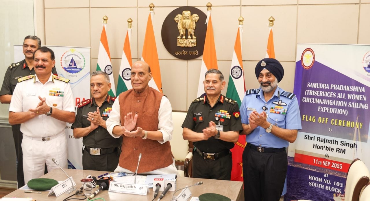 Defence Minister CDS Army Chief Naval Cheif and Air Force Chief