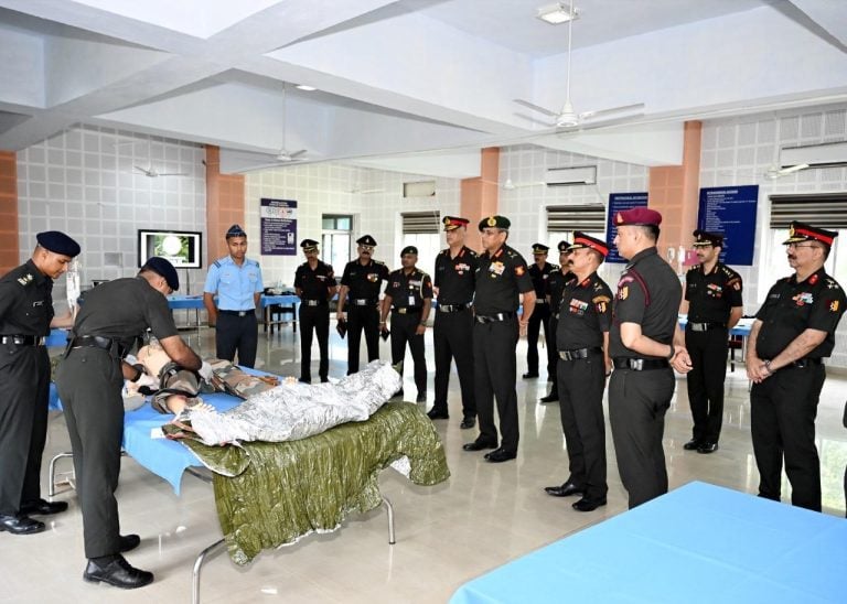 Lt Gen Sengupta at Medicals Corps Centre and College