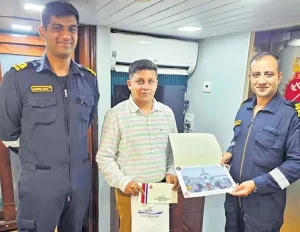 Indian Navy Felicitates Karwar Man for Heroically Saving Navy Officer