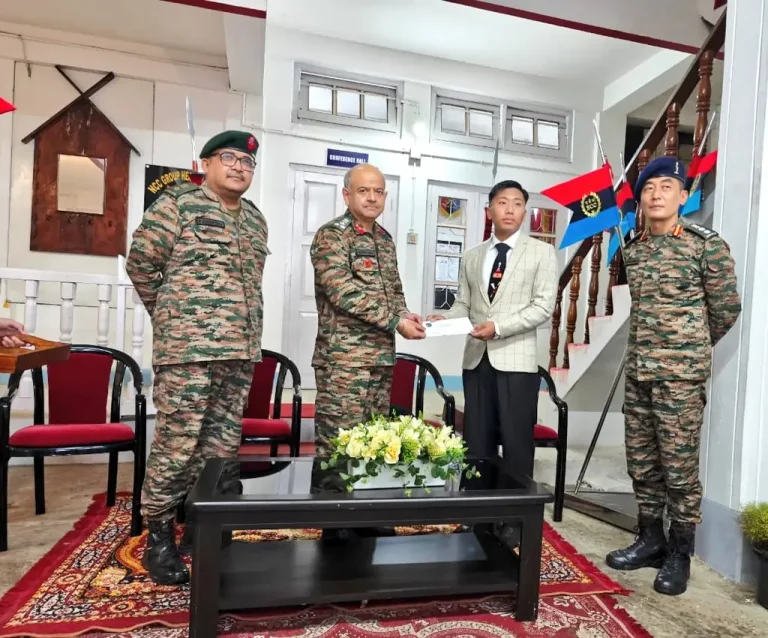 NCC Cadet N. Mensham Konyak of Nagaland Secures AIR 66 in NCC Special Entry