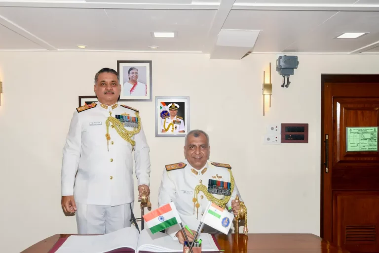 Rear Admiral Vivek Dahiya Takes Charge a FOC Western Command