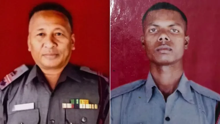 Naib Subedar Shyam Gurung and Rifleman Ranjit Singh Kashyap