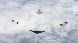 US and Norwegian Air Forces Conduct Joint Maritime Strike Test with B-2 Bomber and QUICKSINK Munitions